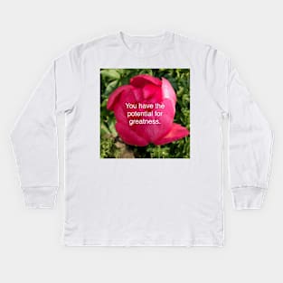 Graduation, Motivation, Inspiration -- card gift Kids Long Sleeve T-Shirt